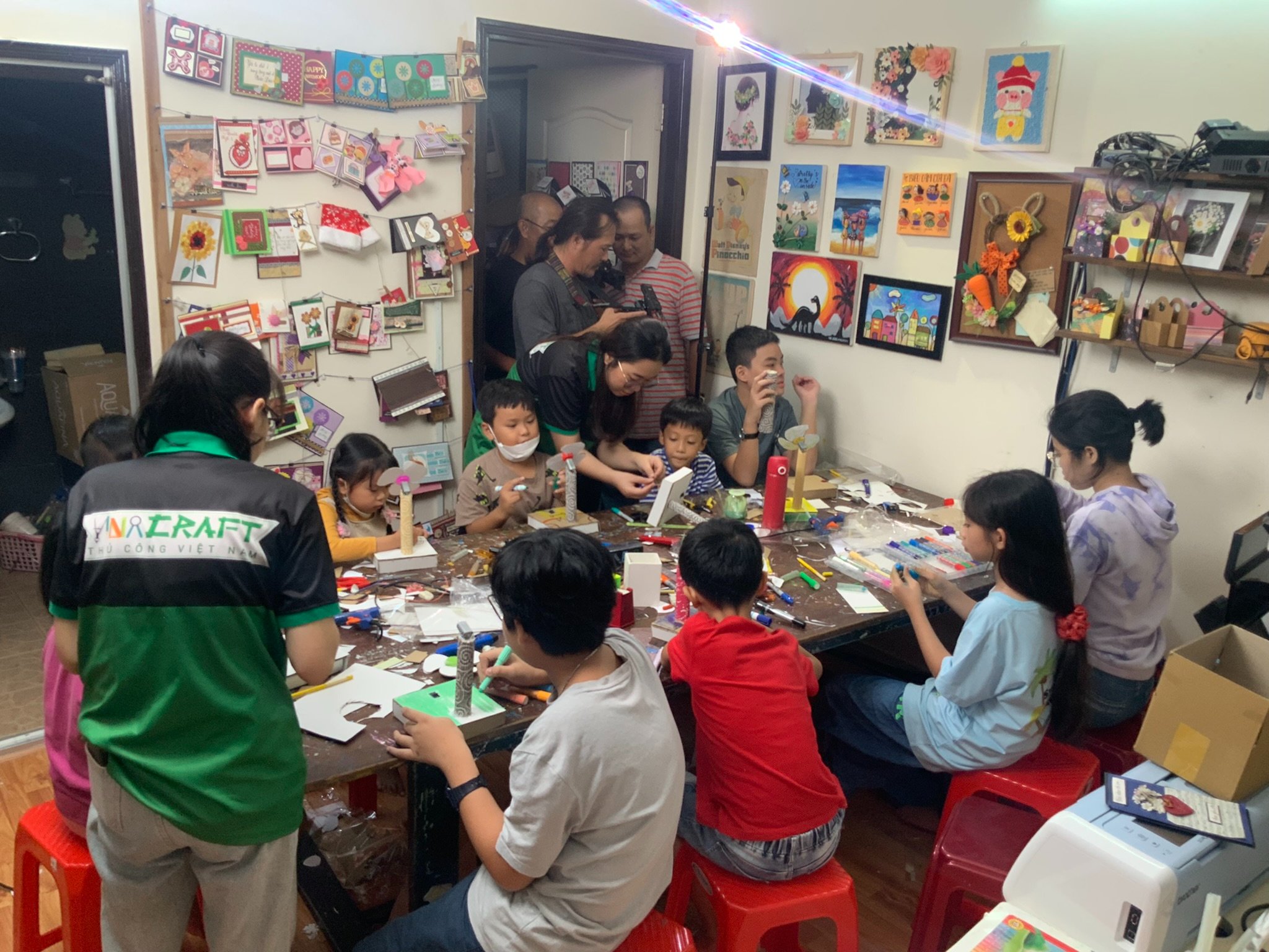 Buổi học đầu tiên của lớp hè: 